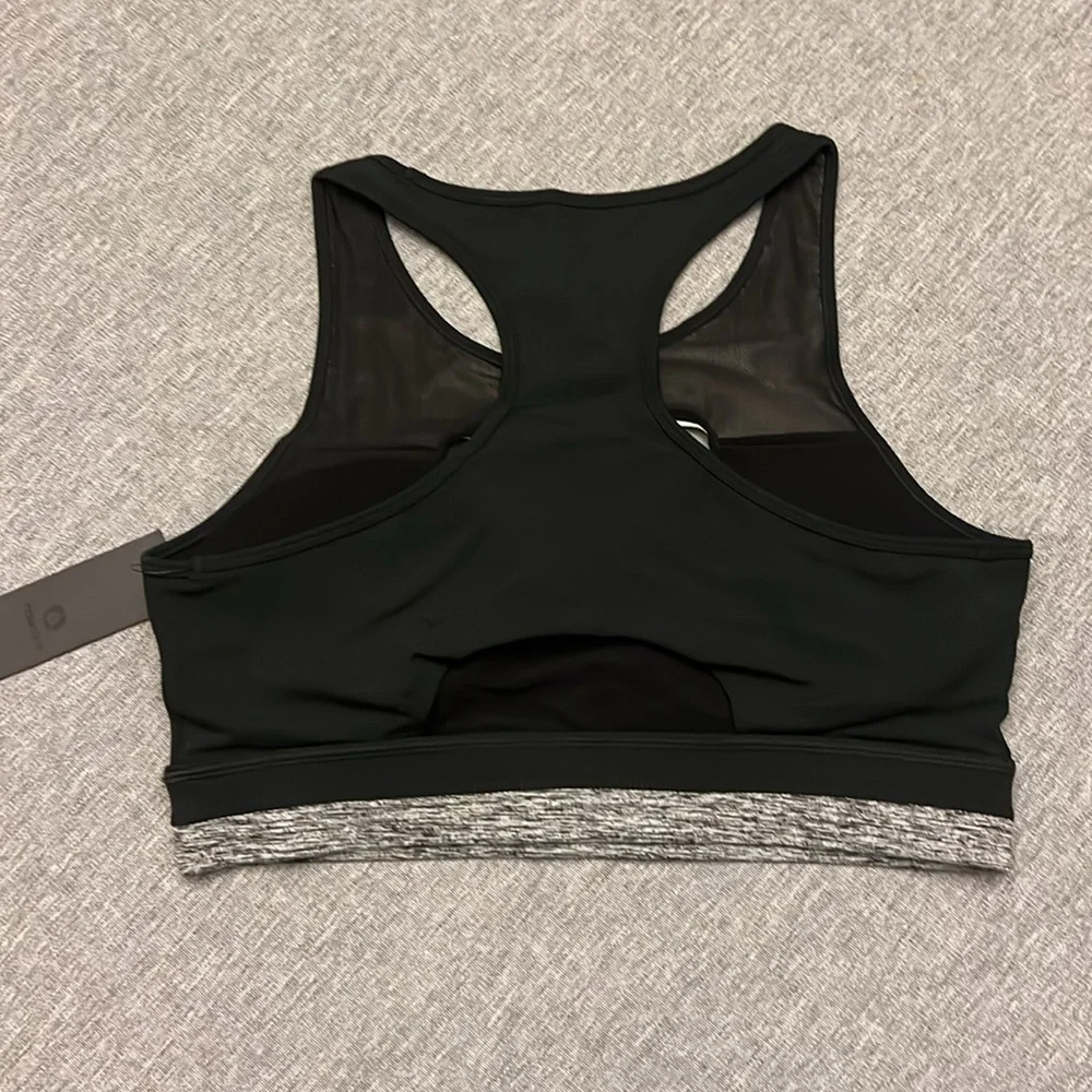 Mono B Black and White Sports Bras Intimates Collection - Picture 2 of 2
